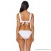Dolce Vita Women's Cali Babe Classic Bikini Top White B07MM6NX1M